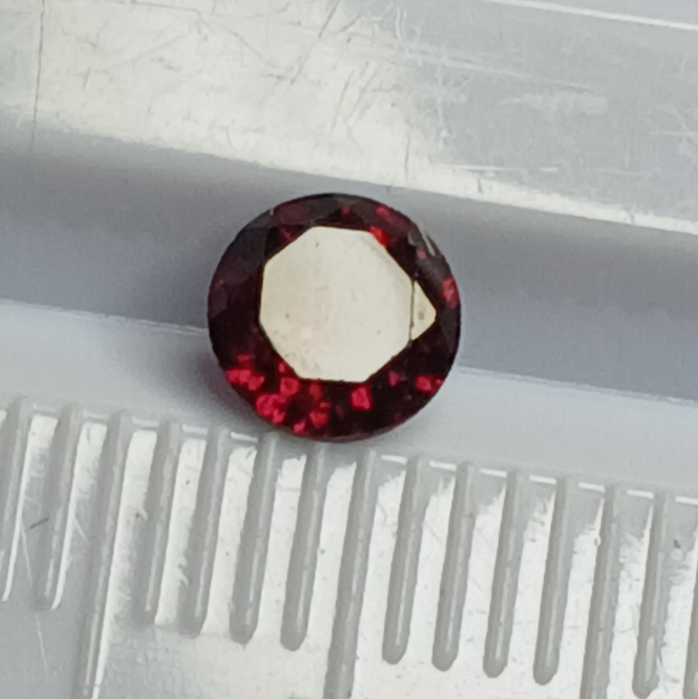 Round Red Garnet Gemstone 5mm